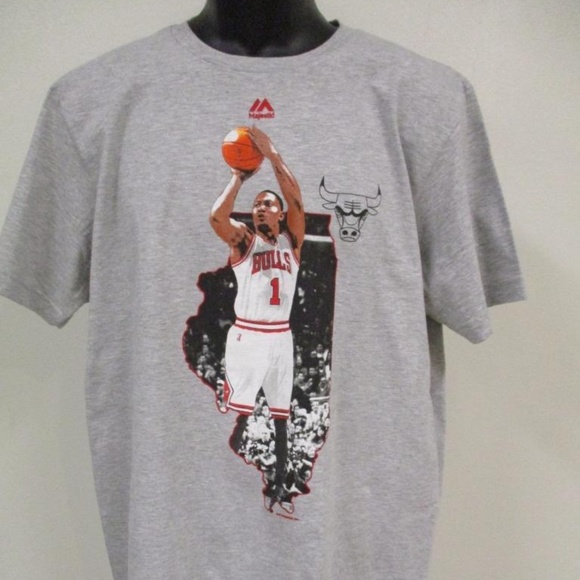 derrick rose bulls t shirt